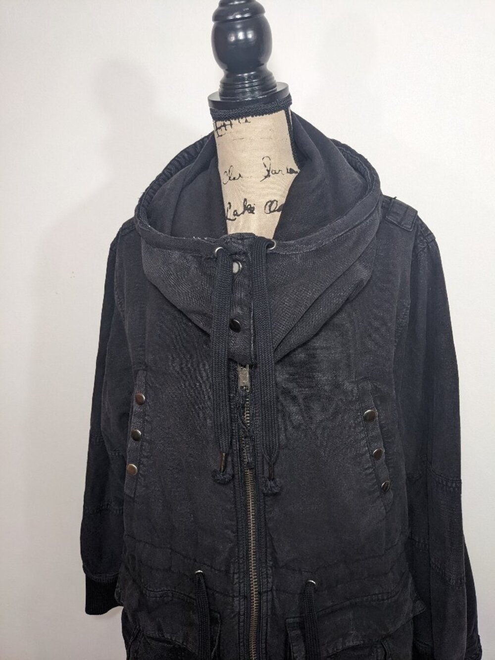 Free People We The Free Surplus Future Parka Jacket Black Size XL - Picture 4 of 16
